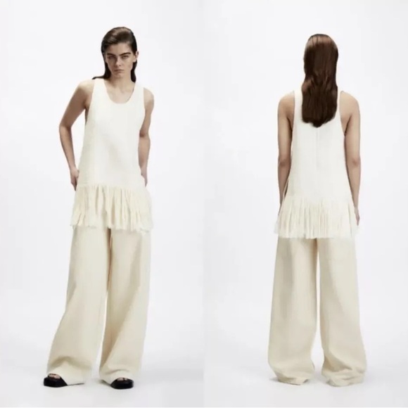 Bohemian Textured Sleeveless Top - Picture 3 of 3